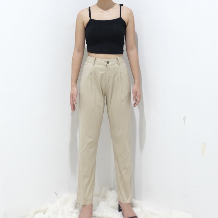 Uniqlo brown/nude trouser pants size 29 