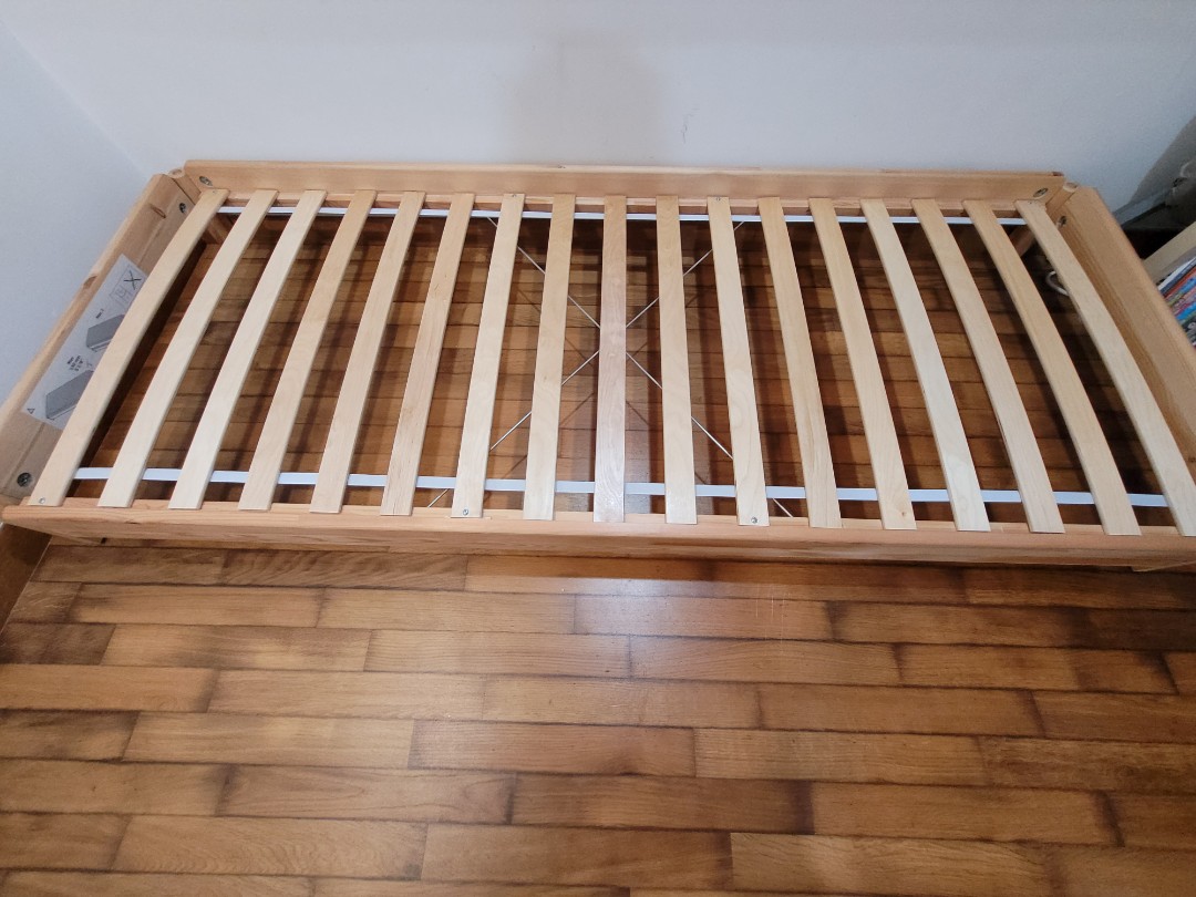 Used IKEA Utaker Stackable Bed Frame, Furniture & Home Living