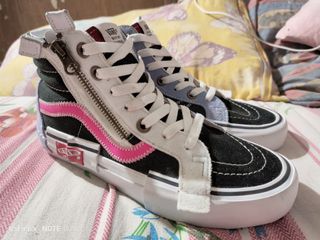 vans cut and paste pink