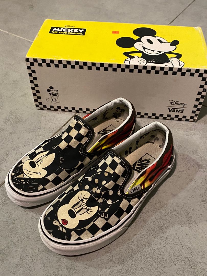 vans mickey flame