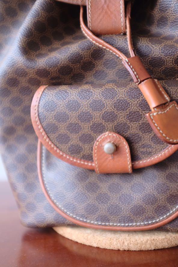 Vintage Celine Bag Backpack BlackPink Lisa 大熱款背包, 名牌, 手袋