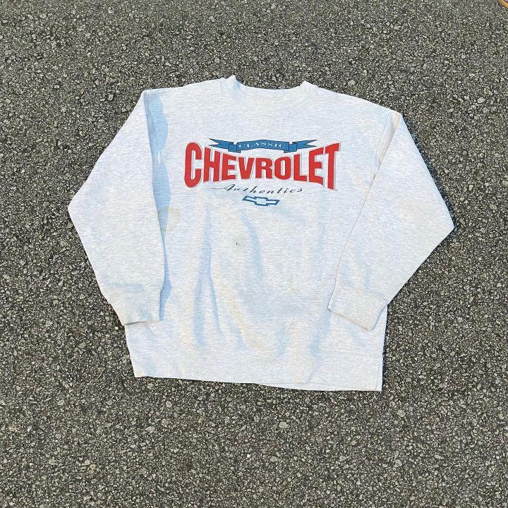 Vintage Chevrolet Sweater Men s Fashion Coats Jackets and