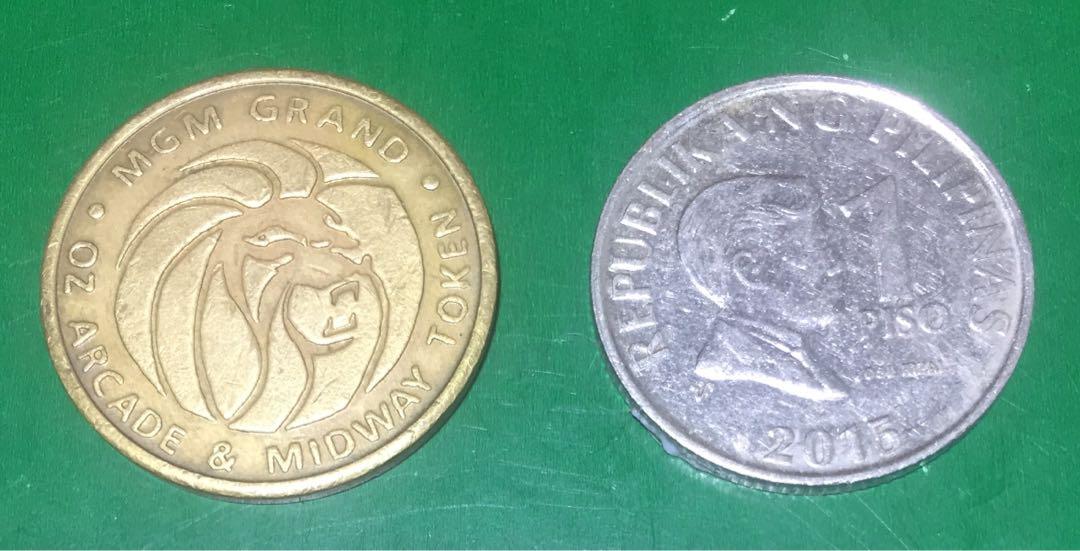 Vintage MGM Grand Token (Category: Currency) located in Paranaque City. Submitted by rookie33 (Listing ID 1124992841, Image 2). Description: BPI or Gcash.