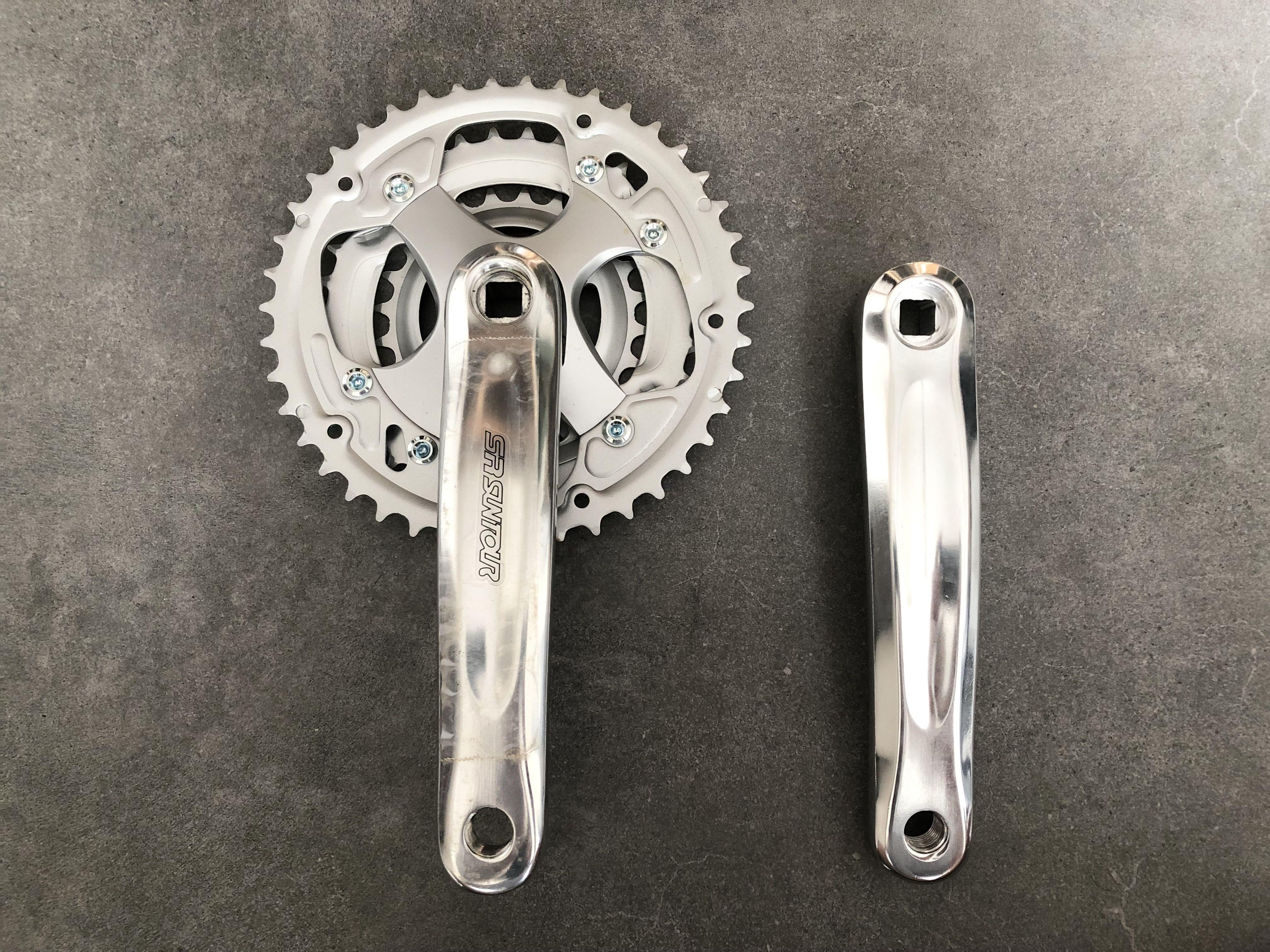 Suntour single speed best sale crankset