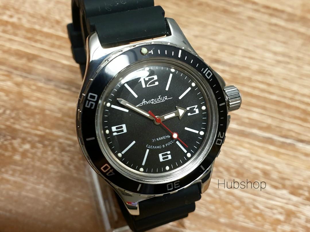 Vostok amphibia black bezel outlet