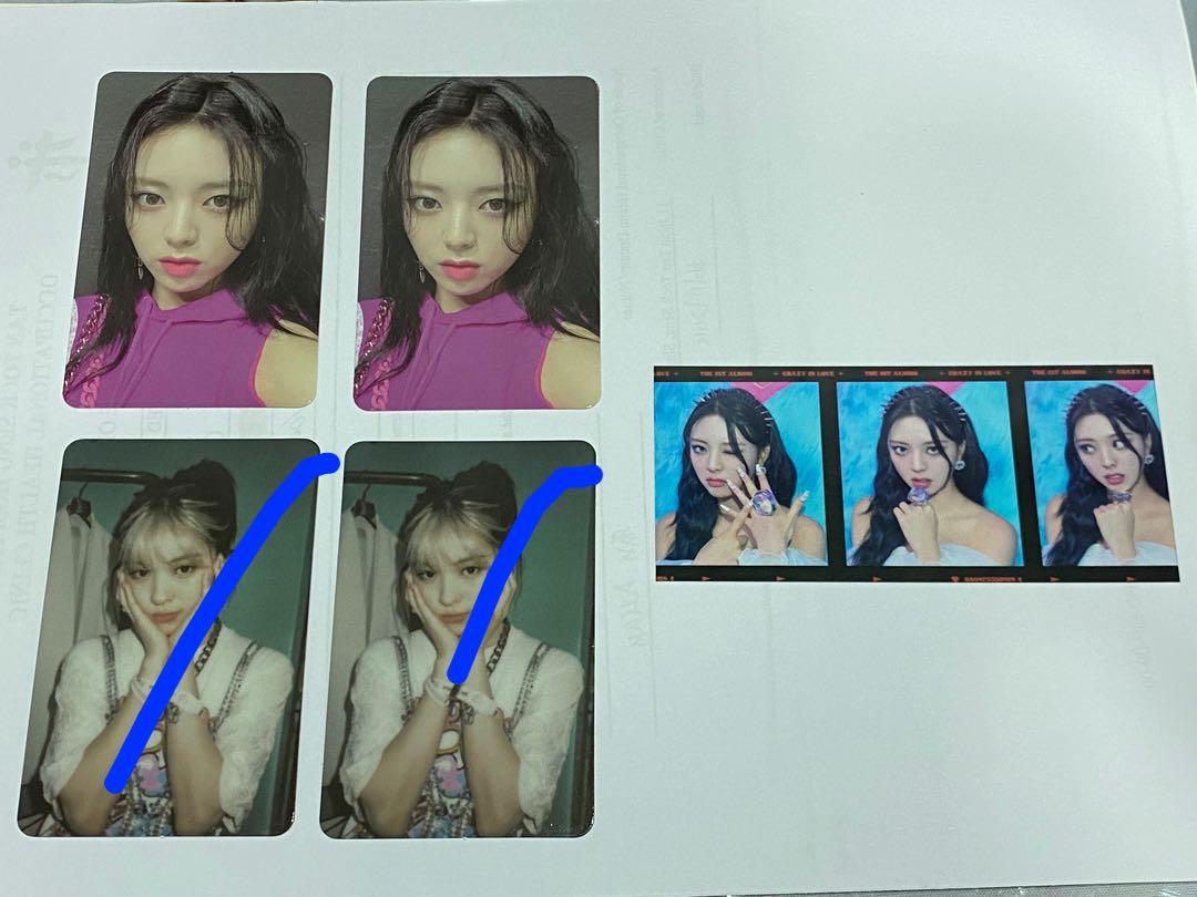 WTT Itzy Crazy in Love Special Edition Photocards, Hobbies & Toys
