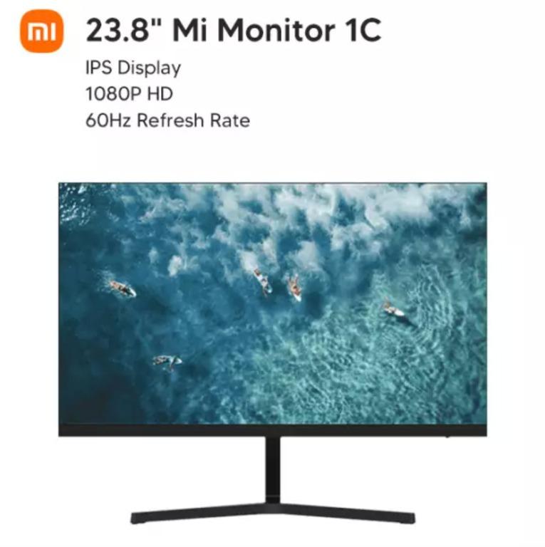 Xiaomi Mi Desktop Monitor 1C 23.8-inch, Computers & Tech, Parts ...