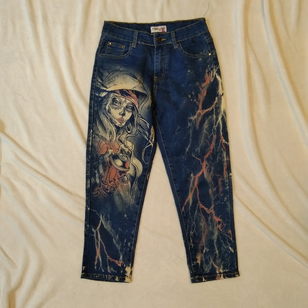 y2k graphic pants, Women's Fashion 