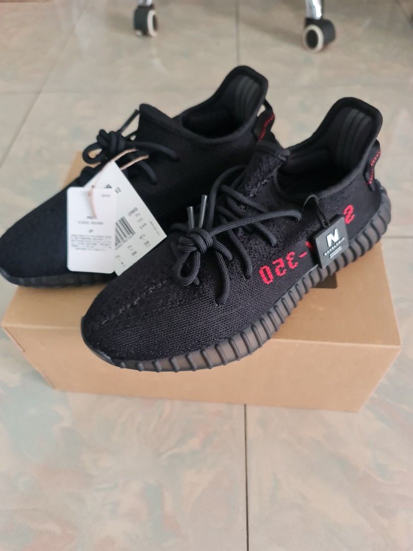 bred yeezy retail