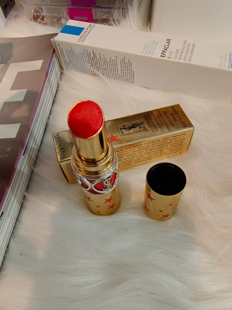 Ysl Lipstick 12 Corail Dolman, Beauty & Personal Care, Face, Makeup On  Carousell