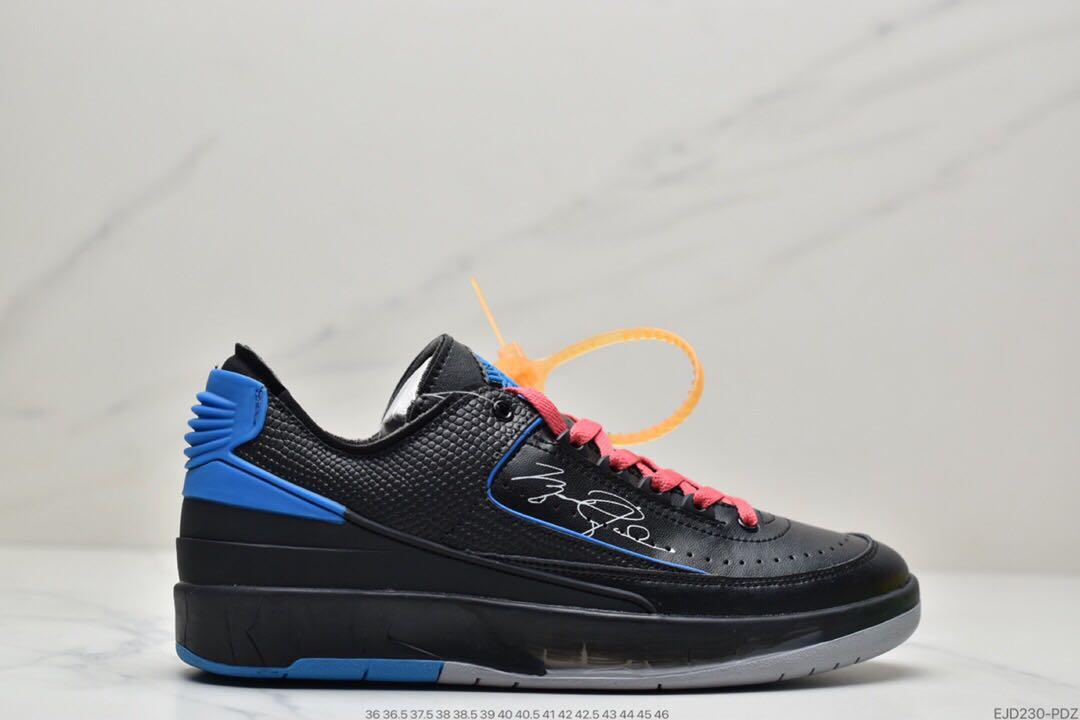 3.3 Promo Nike Air Jordan 2 Retro Low SP Off White Black Blue