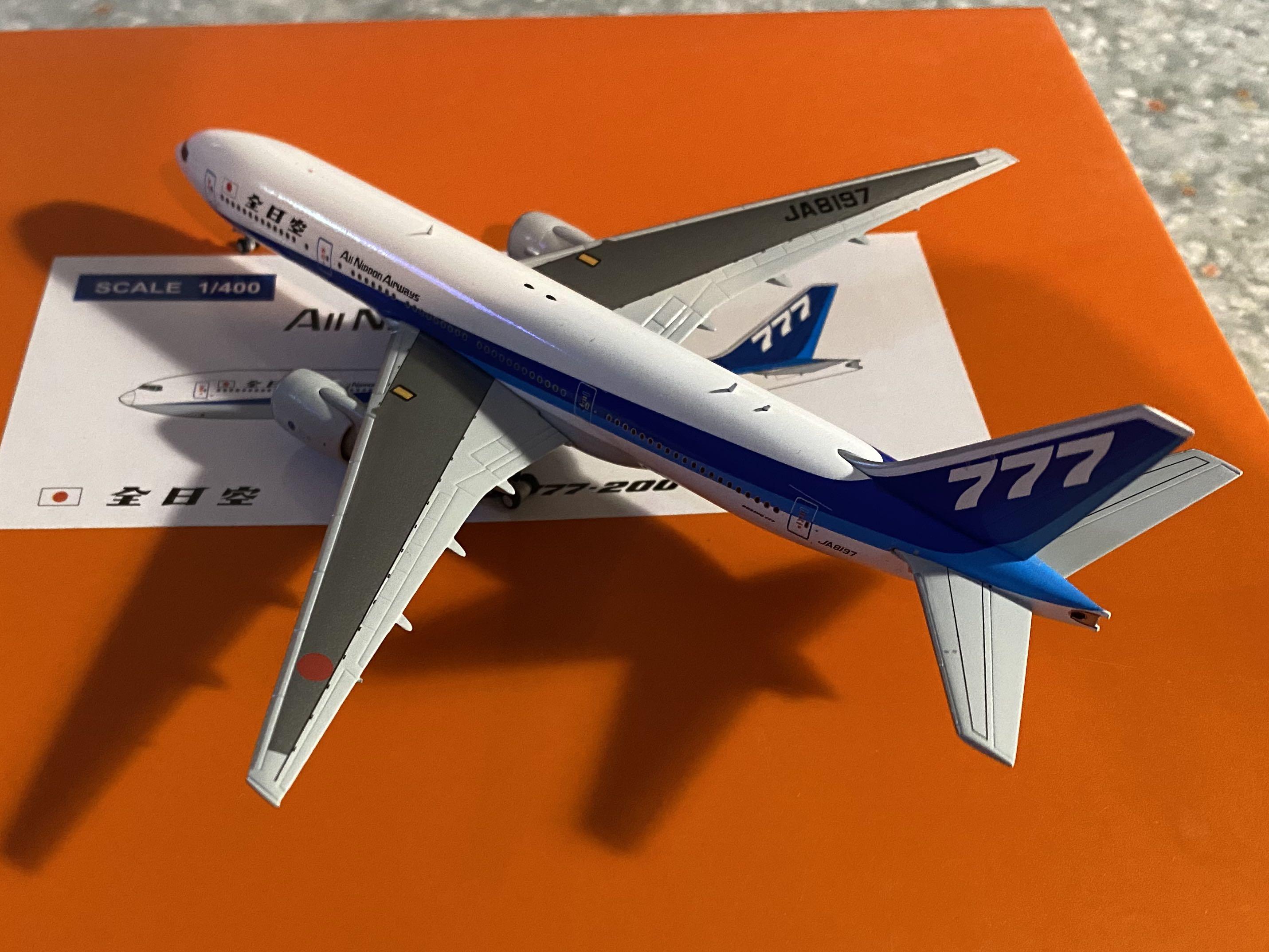 1:400 JC wings ANA 全日空B777-200 JA8197 飛機模型, 興趣及遊戲