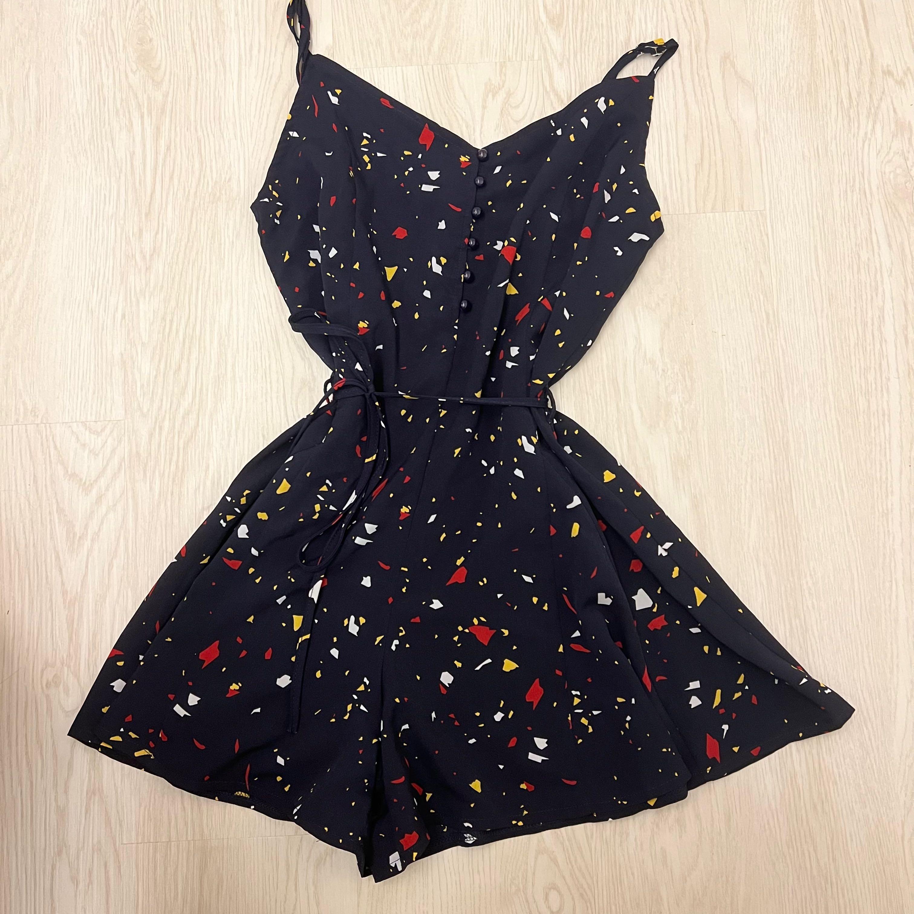 14 playdress confetti romper Women s Fashion Dresses Sets Rompers on Carousell
