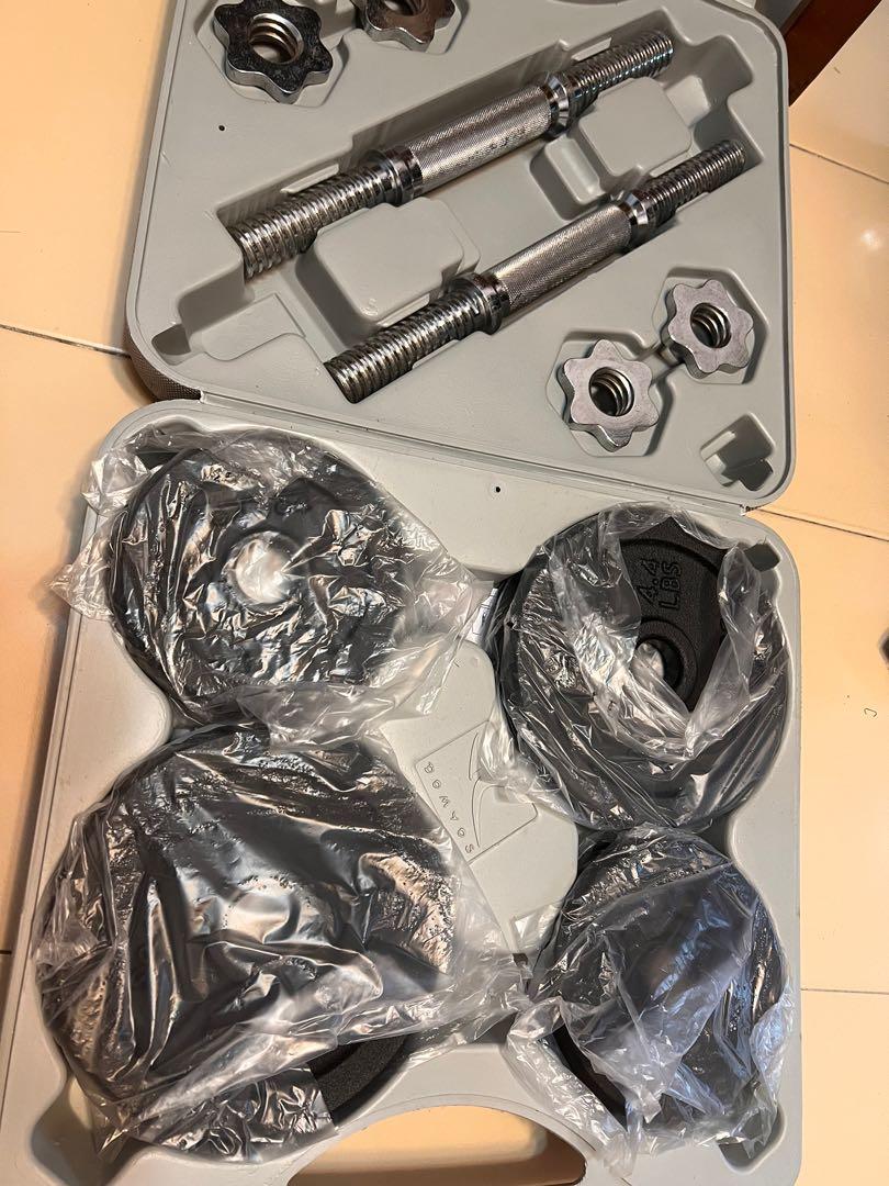 20kg dumbbell bodybuilding kit, Sports Equipment, Exercise & Fitness