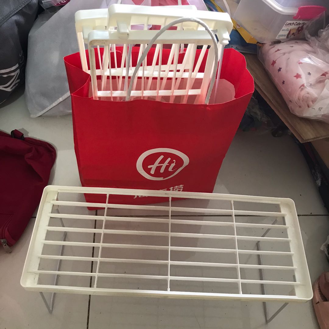 Daiso dish store drying rack