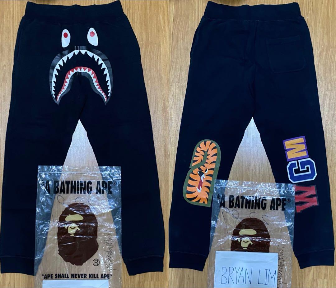 Bape Shark Sweatpants Long Jogger Pants by A Bathing Ape