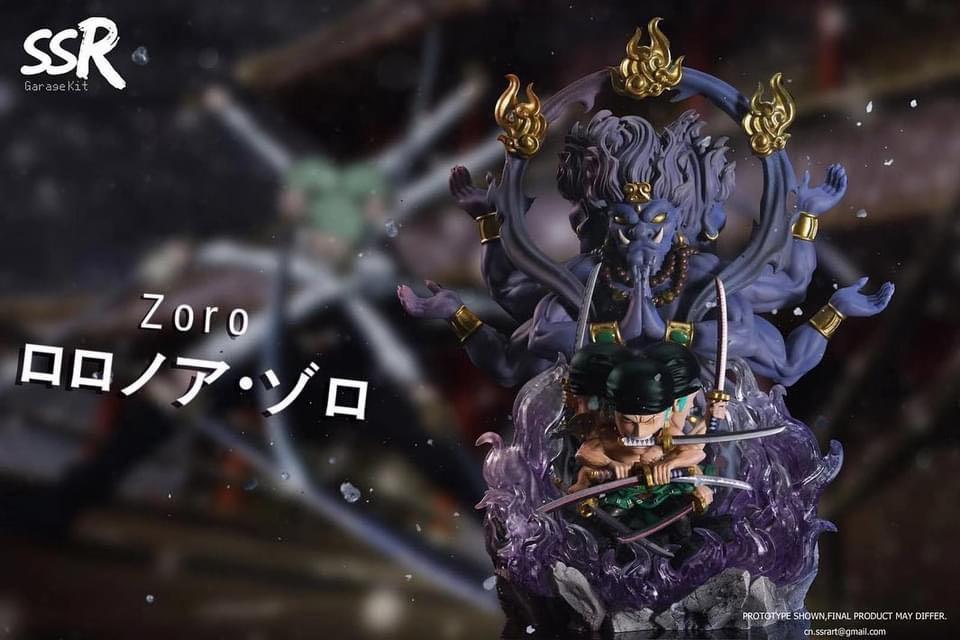 現貨 靚號gk Ssr Studio 金屬制九刀流 鬼氣阿修羅索隆one Piece 海賊王卓洛zoro 興趣及遊戲 玩具 遊戲類 Carousell