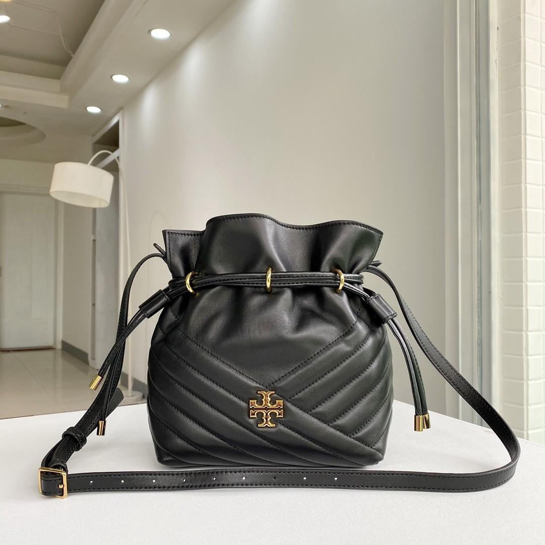 tory burch kira chevron mini bucket bag