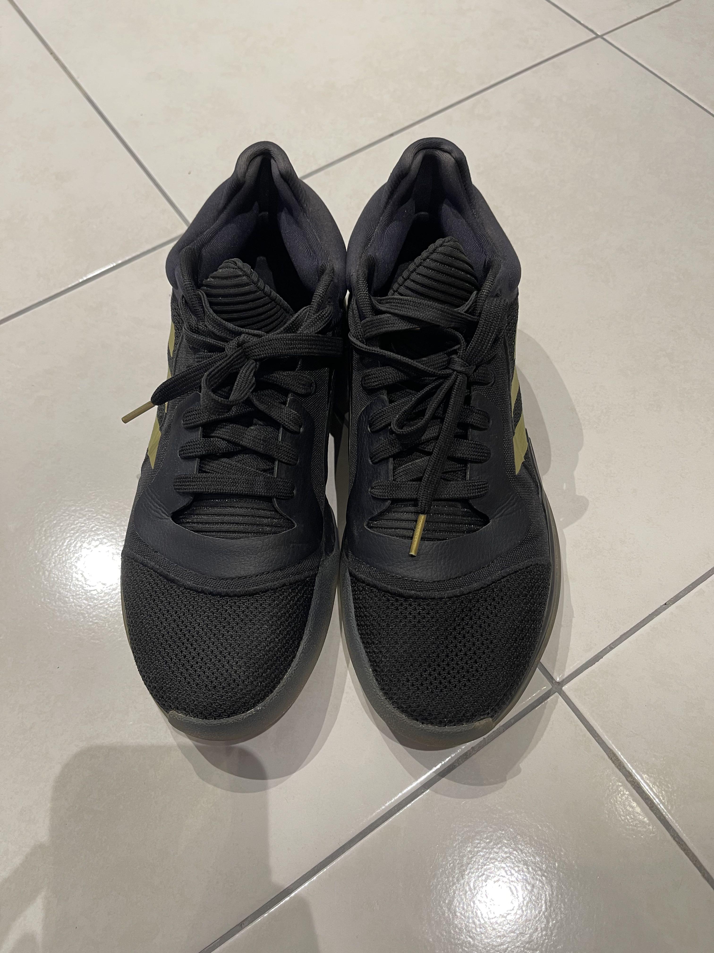 Adidas marquee boost low black gold deals
