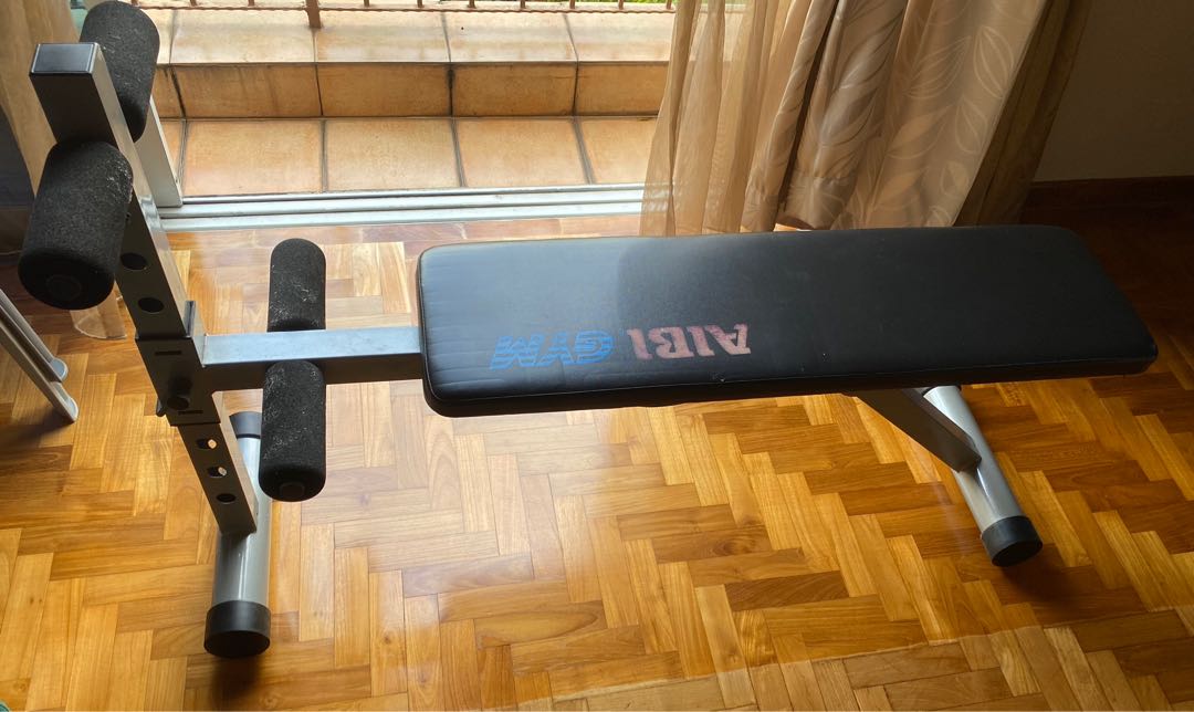 AIBI gym bench Sports Equipment Exercise Fitness Weights Dumbbells on Carousell