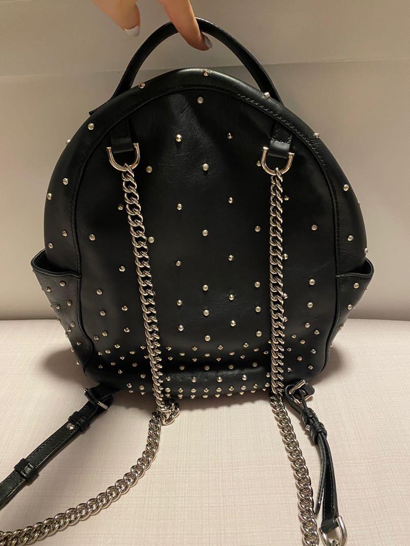Alexander Mcqueen studded leather mini backpack Women s Fashion