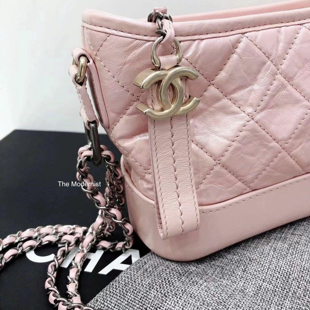 Chanel Pink Nylon Travel Line Hobo at 1stDibs  pink nylon luggage bag