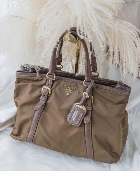 Prada hot sale khaki bag