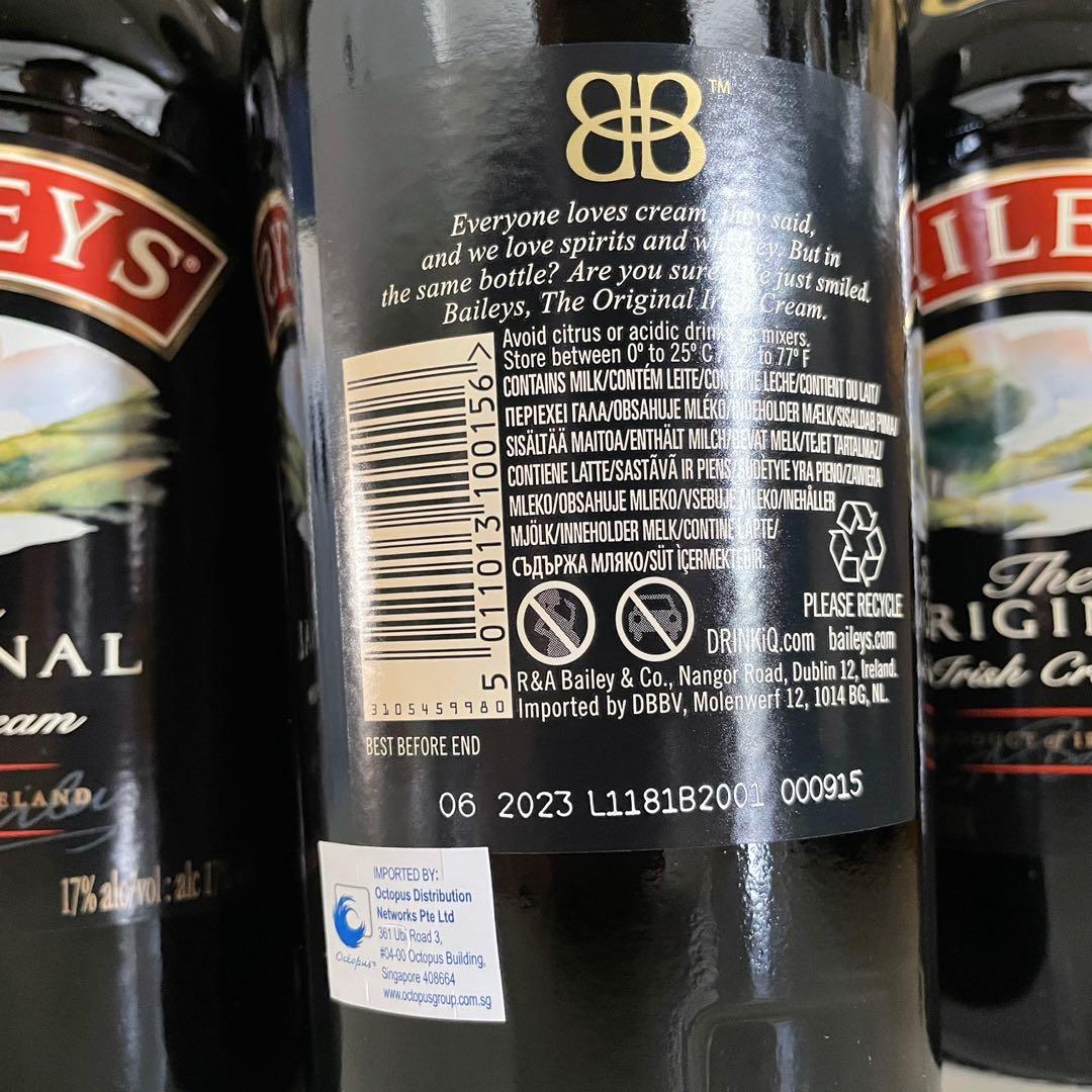 Bailey Irish Cream Liquor liquer Baileys the original Best before 2023