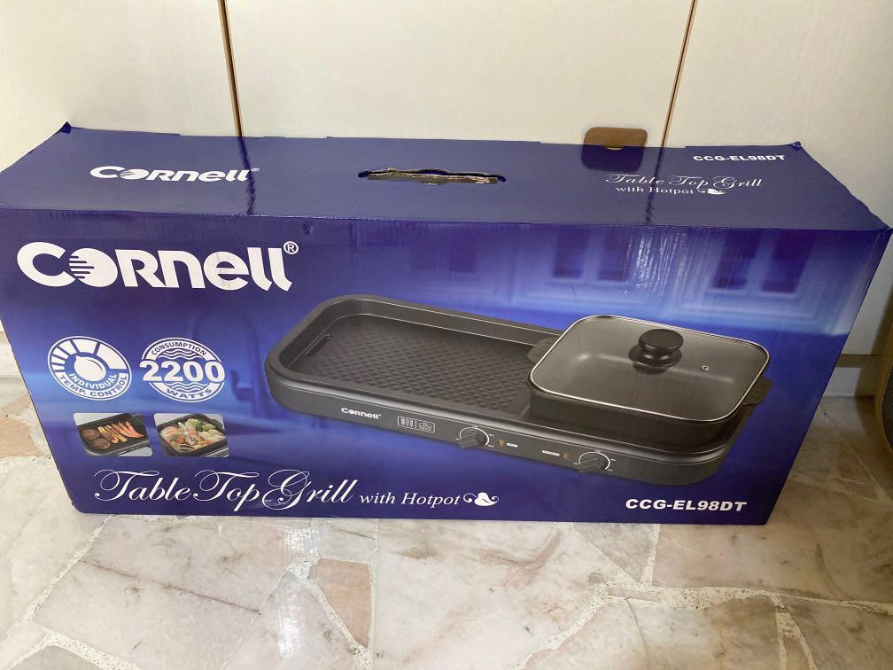 Bnib Cornell tabletop grill with hotpot, TV & Home Appliances, Kitchen