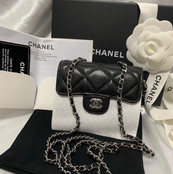Brand new cardholder clutch on chain flap bag, Luxury, Bags & Wallets on  Carousell