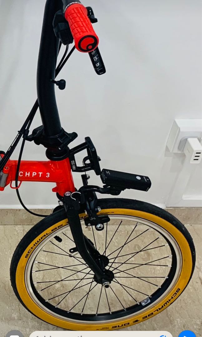 Brompton Gaciron headlight with holder 3sixty pikes trigo cateye