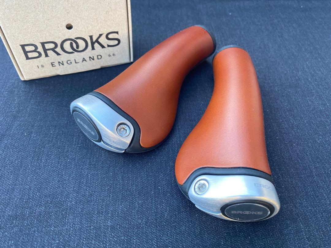 Brooks England GP1 Leather Grips Honey