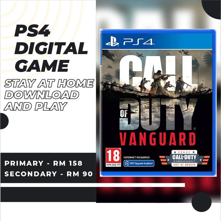 Call of Duty Vanguard PS4 PLAYSTATION 4 UPGRADE PS5 NEW SEALED US EDITION