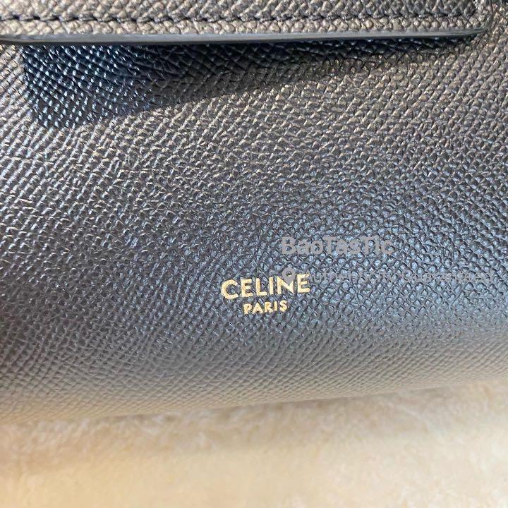 Celine Pico Belt Bag Calfskin Black GHW
