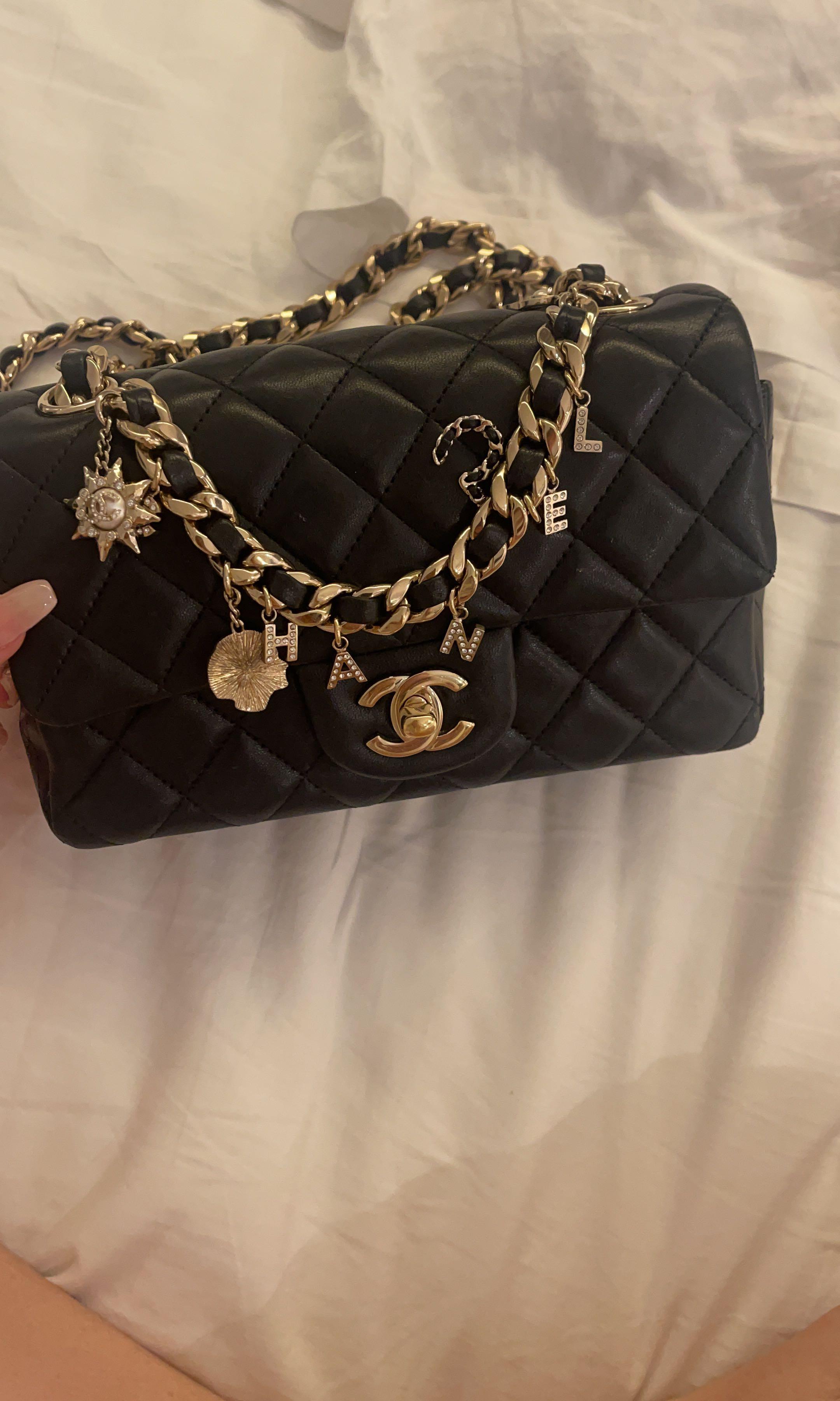 Chanel charm flap bag best sale