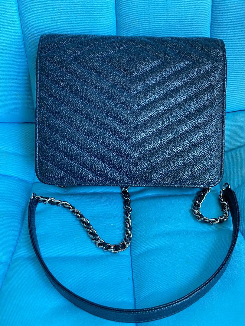 Chanel clutch with chain, Luxury, Bags & Wallets on Carousell
