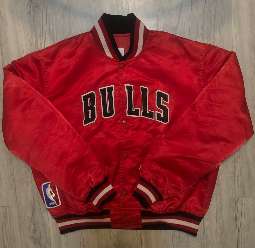 bulls starter jacket 80s