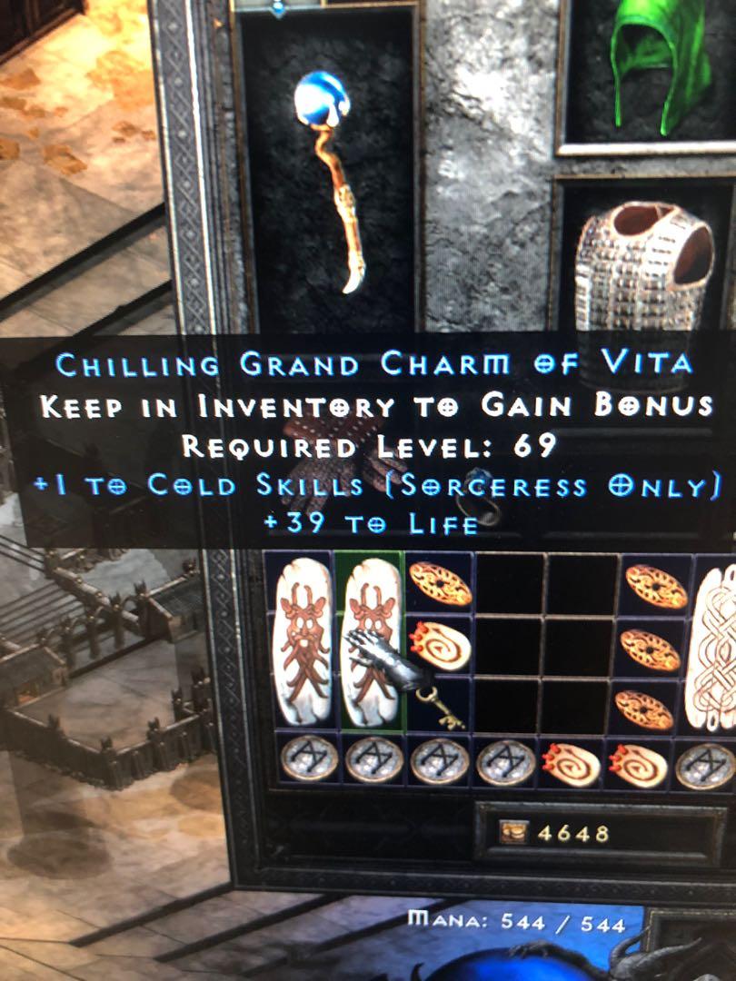 Chilling grand charm of vita d2r Diablo 2 resurrected, Video Gaming