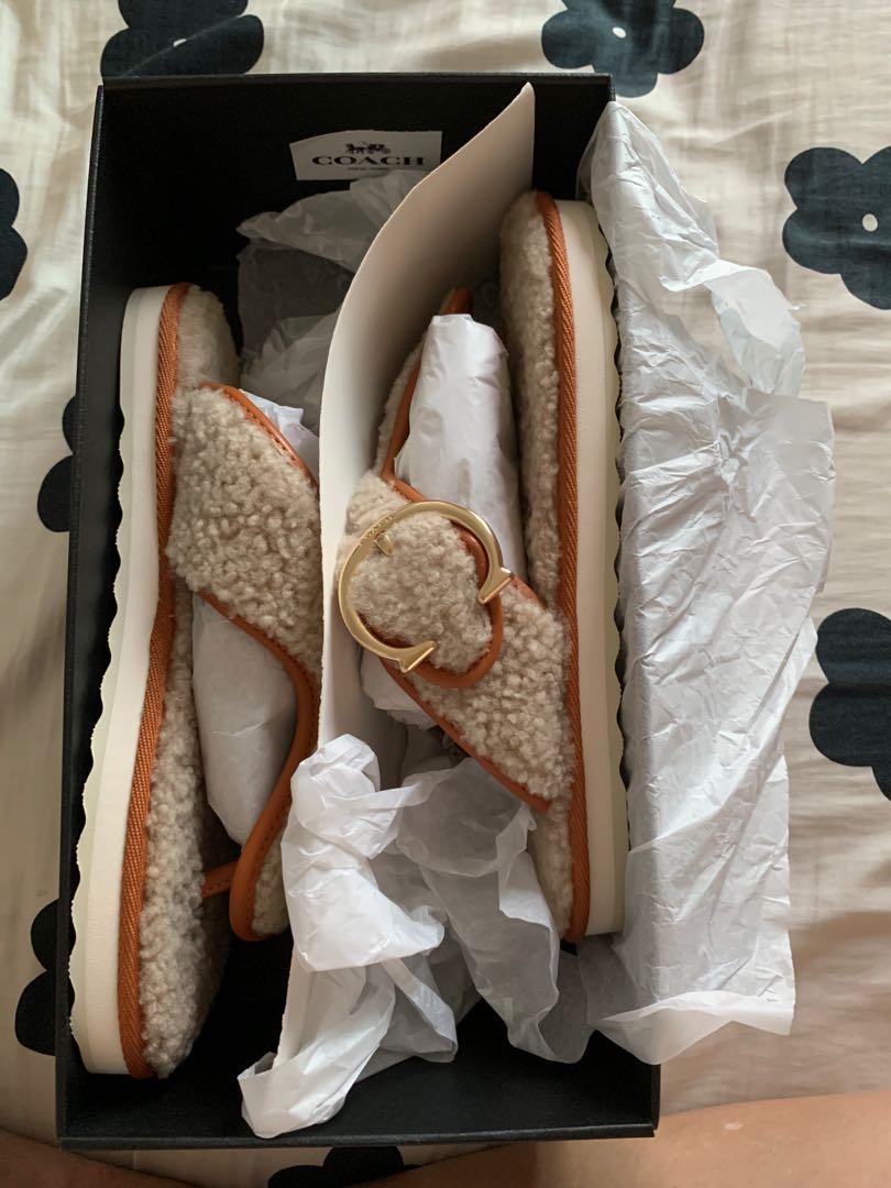 Coach hollie flip flop, Women's Fashion, Footwear, Sandals on Carousell