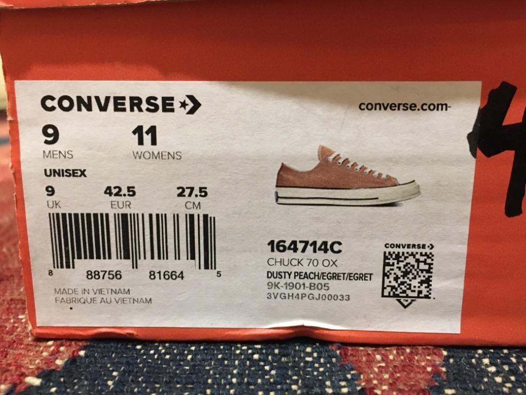 Converse 1970 dusty new arrivals peach