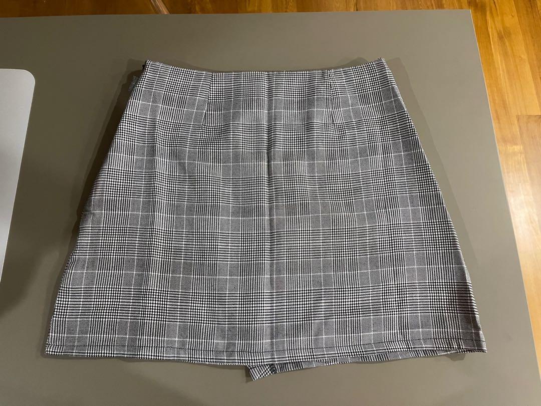 Cotton On checkered skirt