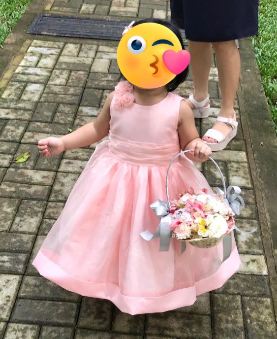 Blush pink dress for sale flower girl