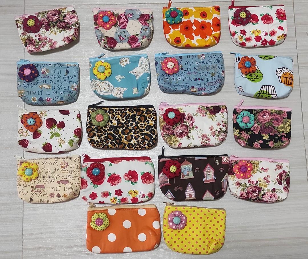 Cute Cloth Zip Small Pouch Women s Fashion Bags Wallets