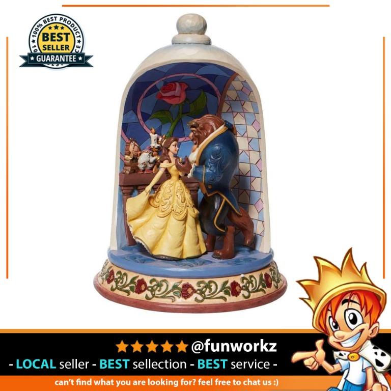 Enesco Jim Shore Disney Traditions Beauty And The Beast Rose Dome Figurine Hobbies Toys Toys Games On Carousell