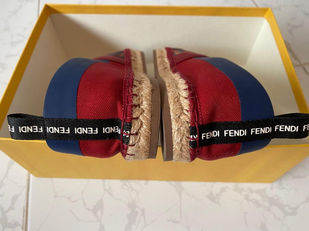 Fendi Shoes Color block Colibri Mesh FF Espadrilles Size 38 Luxury Sneakers Footwear on Carousell