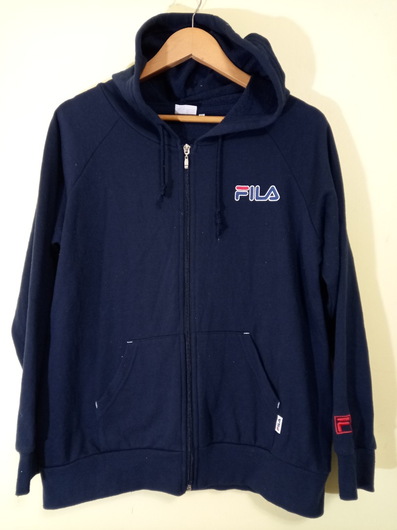 fila navy blue hoodie