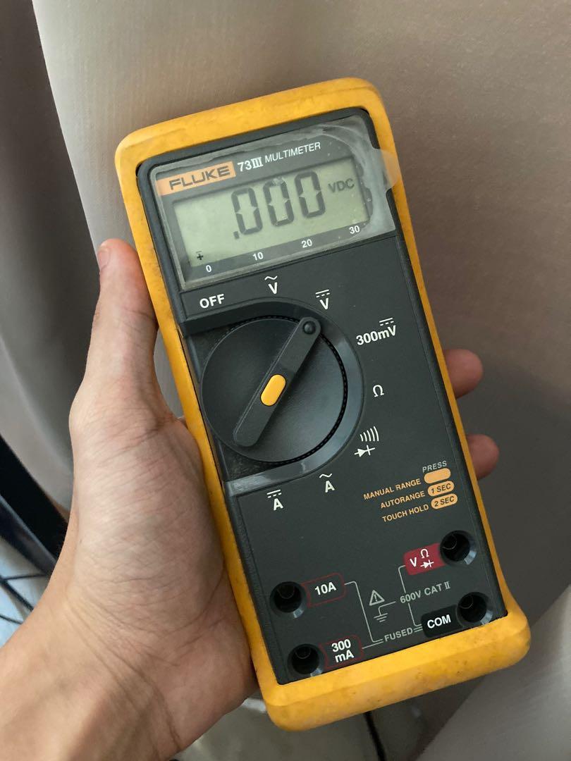 Fluke 73 III Multimeter, Furniture & Home Living, Home Improvement ...