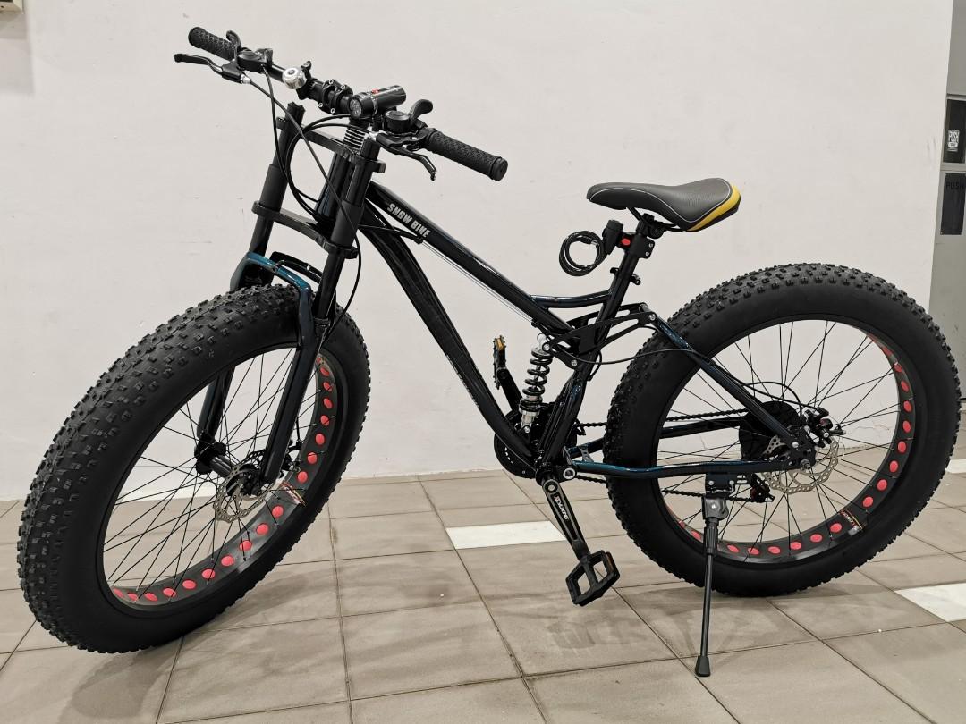 Foreknow fat bike full suspension best sale