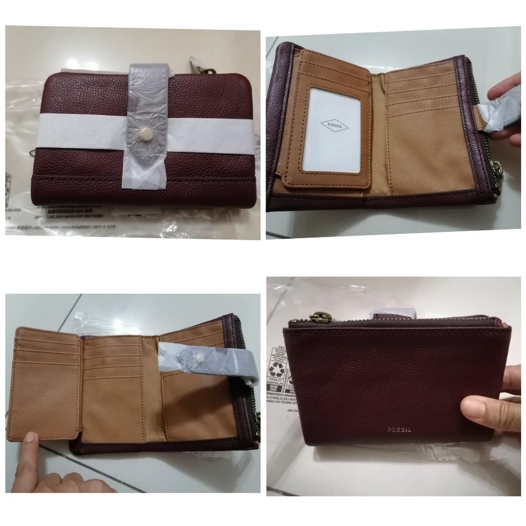 Fossil Lainie Multifunction Wine Colour Swl2688609 Women S Fashion Bags Wallets On Carousell