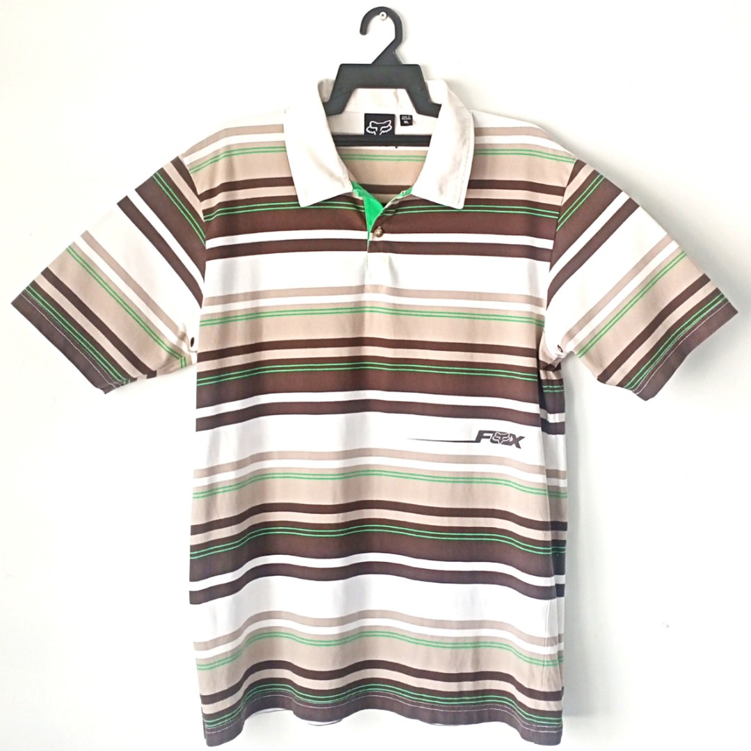 fox racing polo shirt